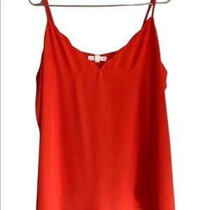 Red women’s camisole blouse